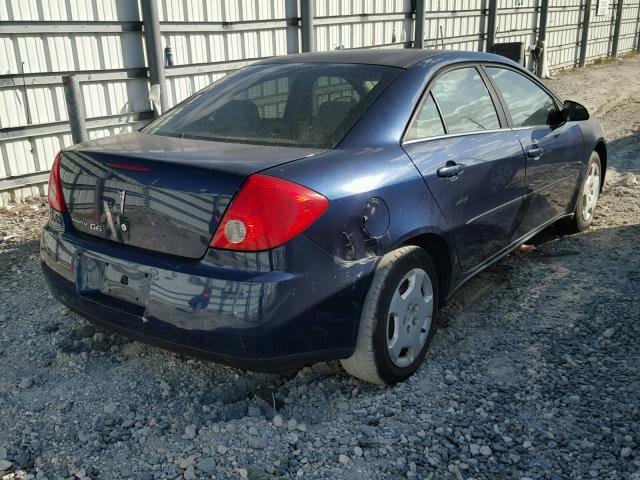 1G2ZF57B284247880 - 2008 PONTIAC G6 VALUE L BLUE photo 4