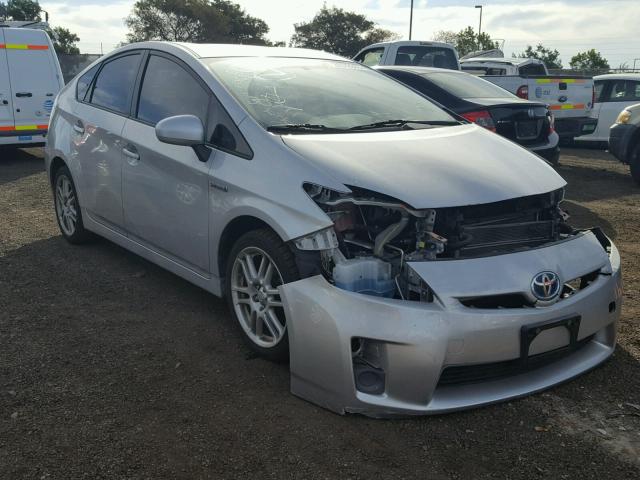 JTDKN3DU7A0215272 - 2010 TOYOTA PRIUS SILVER photo 1