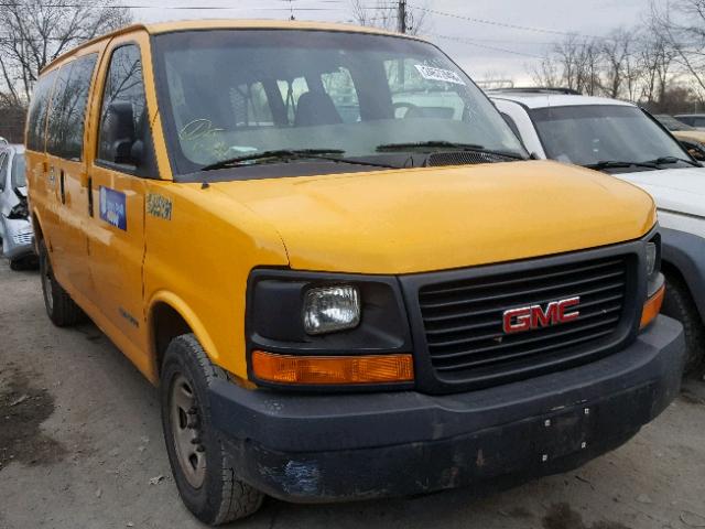 1GKGG25U441236124 - 2004 GMC SAVANA G25 YELLOW photo 1