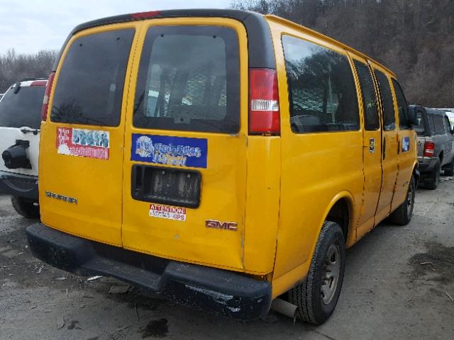 1GKGG25U441236124 - 2004 GMC SAVANA G25 YELLOW photo 4