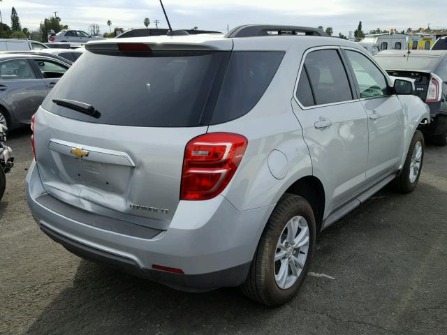 2GNALCEK5G1164583 - 2016 CHEVROLET EQUINOX LT SILVER photo 4