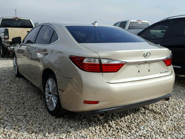 JTHBK1GG5D2061610 - 2013 LEXUS ES 350 GOLD photo 3