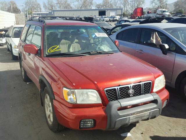 JF1SF65681H722686 - 2001 SUBARU FORESTER S RED photo 1