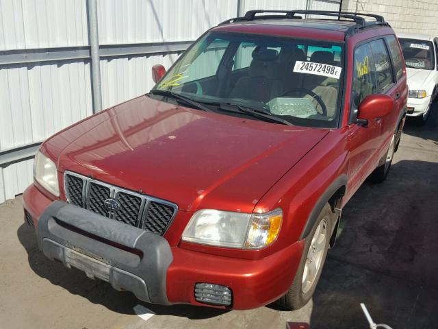 JF1SF65681H722686 - 2001 SUBARU FORESTER S RED photo 2