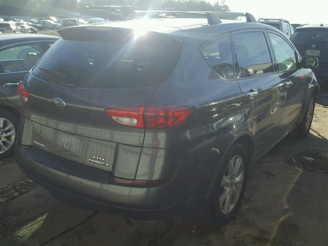 4S4WX82D974410394 - 2007 SUBARU B9 TRIBECA GRAY photo 4