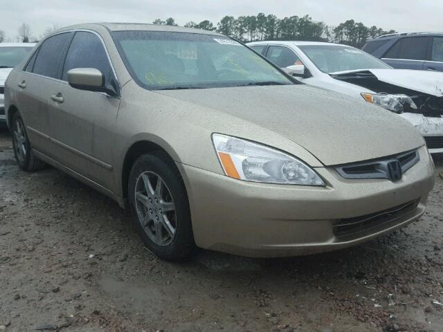 1HGCM66514A020797 - 2004 HONDA ACCORD EX GOLD photo 1