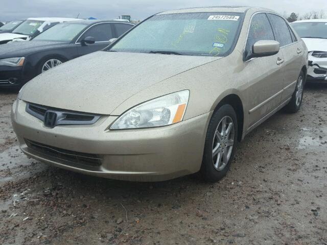 1HGCM66514A020797 - 2004 HONDA ACCORD EX GOLD photo 2