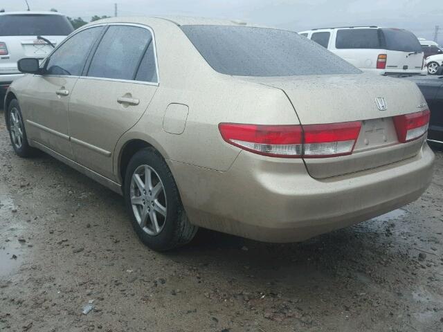 1HGCM66514A020797 - 2004 HONDA ACCORD EX GOLD photo 3