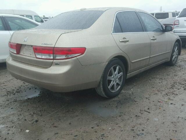 1HGCM66514A020797 - 2004 HONDA ACCORD EX GOLD photo 4