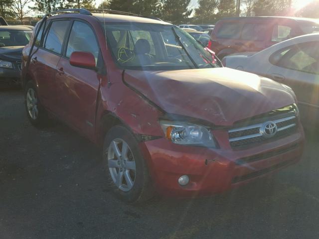 JTMBD31V176046789 - 2007 TOYOTA RAV4 LIMIT RED photo 1