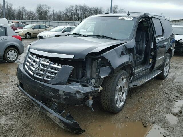 1GYFK63868R161205 - 2008 CADILLAC ESCALADE L BLACK photo 2