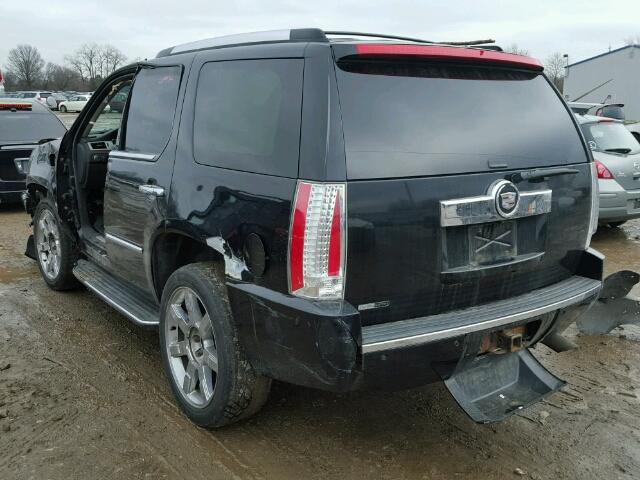 1GYFK63868R161205 - 2008 CADILLAC ESCALADE L BLACK photo 3