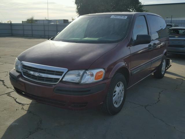 1GNDU03E23D170975 - 2003 CHEVROLET VENTURE BURGUNDY photo 2