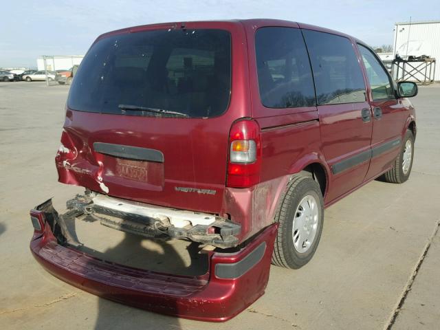 1GNDU03E23D170975 - 2003 CHEVROLET VENTURE BURGUNDY photo 4