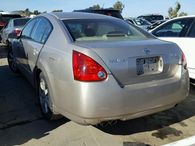 1N4BA41E74C922508 - 2004 NISSAN MAXIMA SE GOLD photo 3