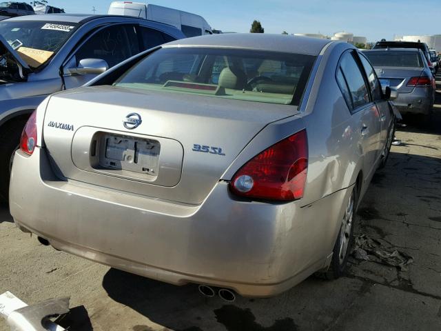 1N4BA41E74C922508 - 2004 NISSAN MAXIMA SE GOLD photo 4