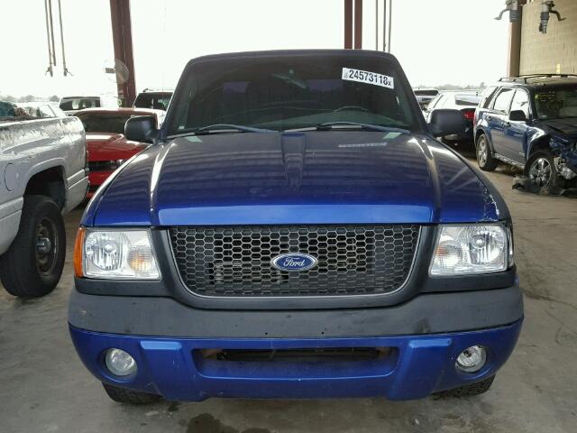 1FTYR44V83PB46762 - 2003 FORD RANGER SUP BLUE photo 9