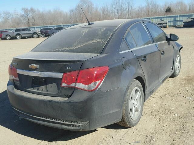 1G1PC5SB2D7298963 - 2013 CHEVROLET CRUZE LT BLACK photo 4