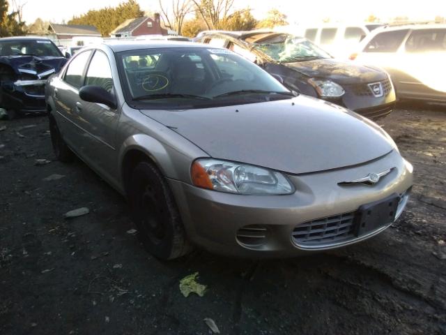 1C3EL46X73N505814 - 2003 CHRYSLER SEBRING LX BEIGE photo 1