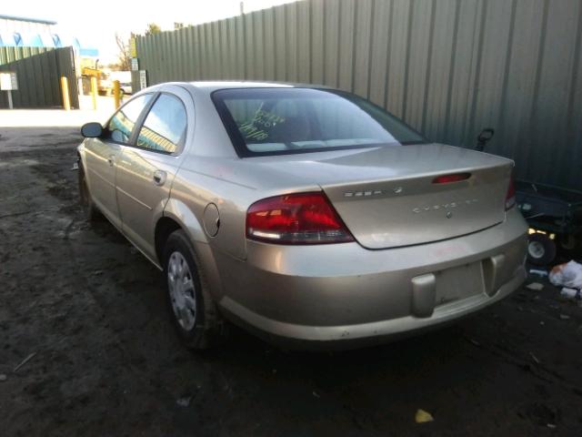 1C3EL46X73N505814 - 2003 CHRYSLER SEBRING LX BEIGE photo 3