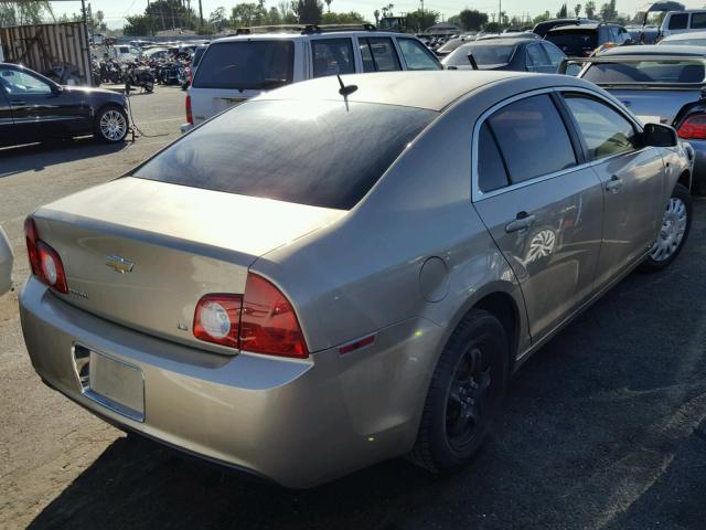 1G1ZG57B78F276880 - 2008 CHEVROLET MALIBU LS GOLD photo 4