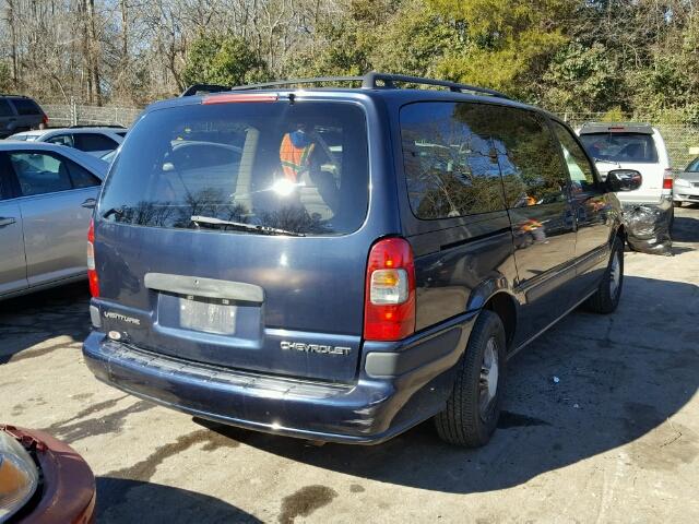 1GNDX03E03D131664 - 2003 CHEVROLET VENTURE BLUE photo 4