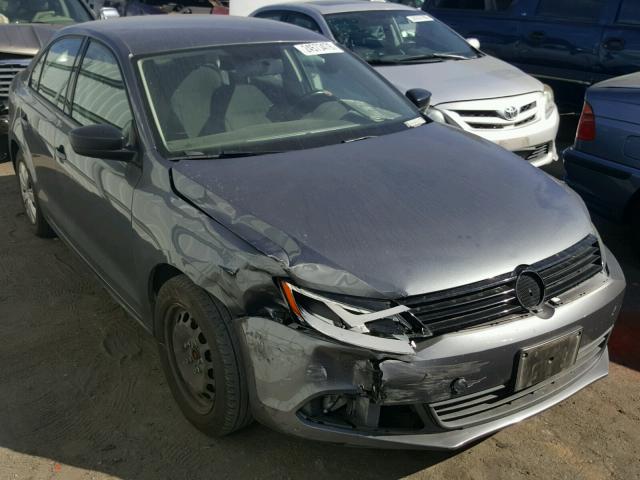 3VWLL7AJ4EM330164 - 2014 VOLKSWAGEN JETTA TDI GRAY photo 1