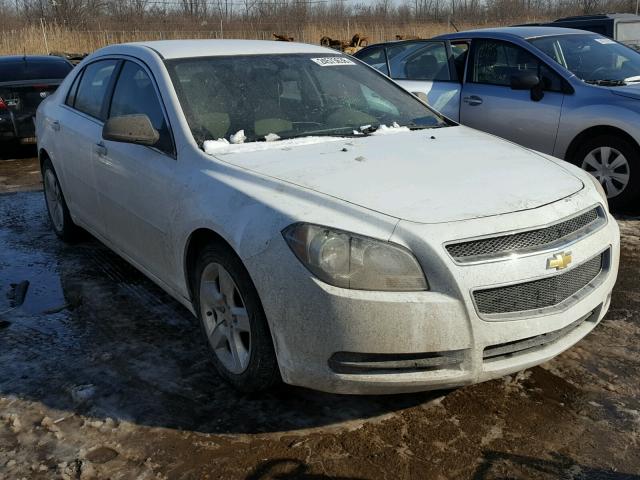 1G1ZA5EU1CF388931 - 2012 CHEVROLET MALIBU LS WHITE photo 1