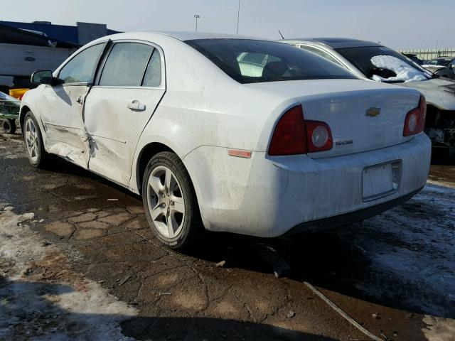 1G1ZA5EU1CF388931 - 2012 CHEVROLET MALIBU LS WHITE photo 3