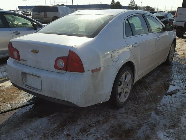 1G1ZA5EU1CF388931 - 2012 CHEVROLET MALIBU LS WHITE photo 4