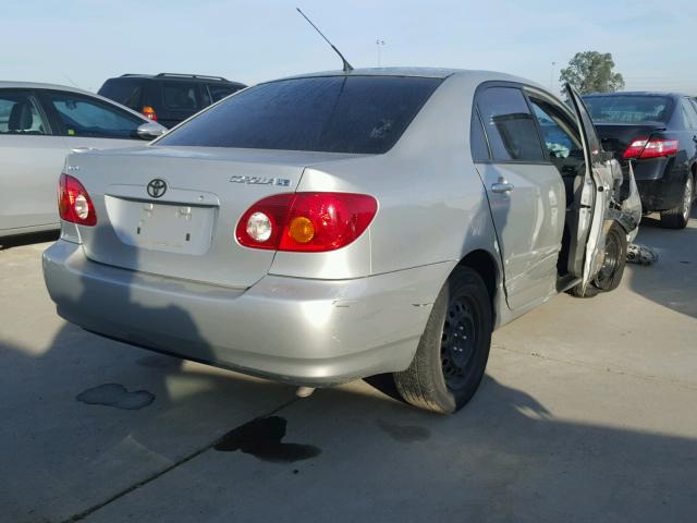 1NXBR32E23Z116950 - 2003 TOYOTA COROLLA CE SILVER photo 4