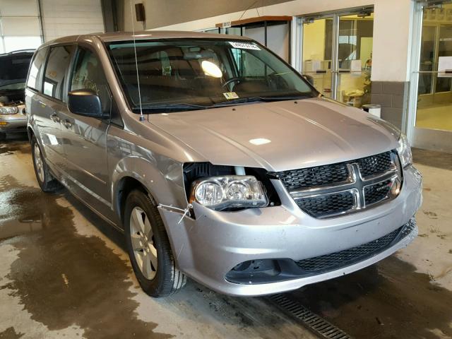 2C4RDGBG5DR791880 - 2013 DODGE GRAND CARA SILVER photo 1