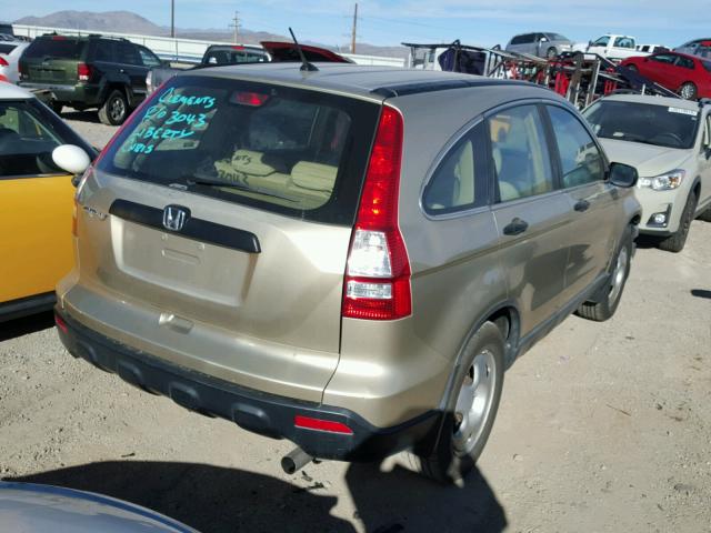 5J6RE48368L039887 - 2008 HONDA CR-V LX BEIGE photo 4