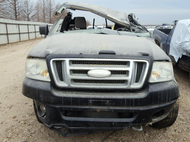 1FTRX14W76FA37446 - 2006 FORD F150 BLACK photo 7