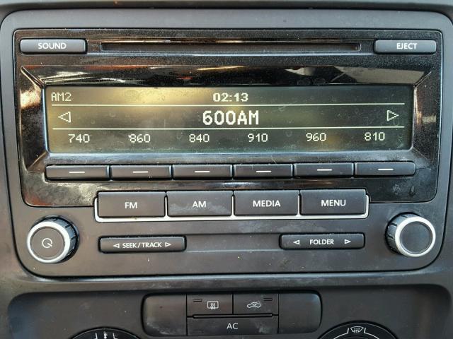 3VW2K7AJ0CM382886 - 2012 VOLKSWAGEN JETTA BASE 灰色 照片 9