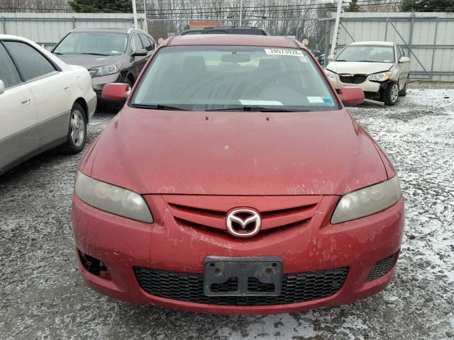 1YVHP80C275M01435 - 2007 MAZDA 6 I RED photo 9