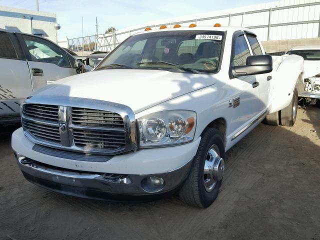 3D7ML48L99G547636 - 2009 DODGE RAM 3500 WHITE photo 2