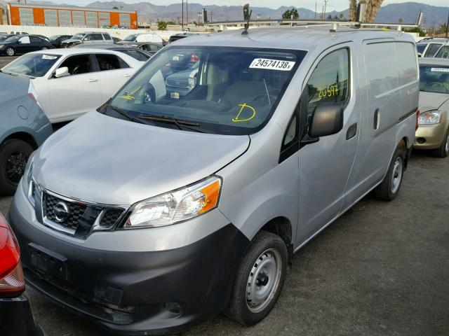 3N6CM0KN2FK730131 - 2015 NISSAN NV200 2.5S SILVER photo 2