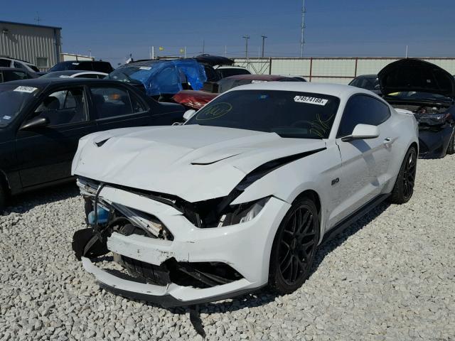 1FA6P8CF3H5256500 - 2017 FORD MUSTANG GT WHITE photo 2