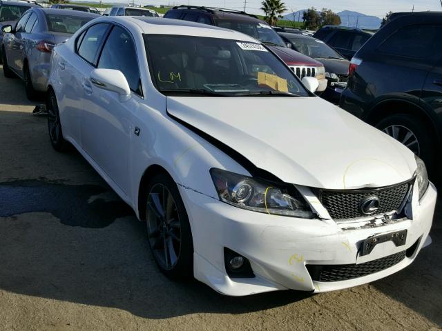 JTHBF5C28D5185374 - 2013 LEXUS IS 250 WHITE photo 1