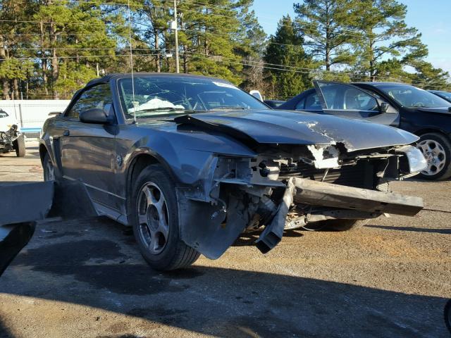 1FAFP44664F241310 - 2004 FORD MUSTANG GRAY photo 1