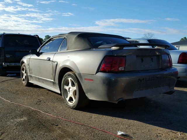 1FAFP44664F241310 - 2004 FORD MUSTANG GRAY photo 3