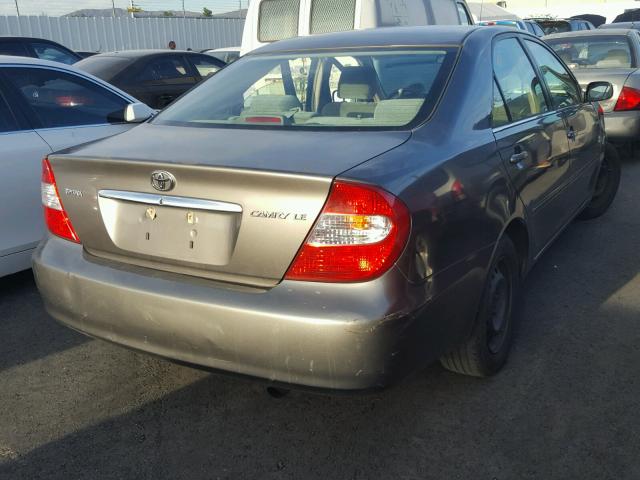 4T1BE32K44U873951 - 2004 TOYOTA CAMRY LE GRAY photo 4