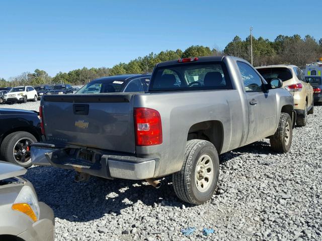 1GCEK14028Z257118 - 2008 CHEVROLET SILVERADO GRAY photo 4