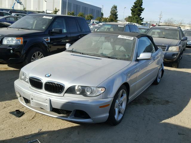 WBABW33424PL25458 - 2004 BMW 325 CI SILVER photo 2