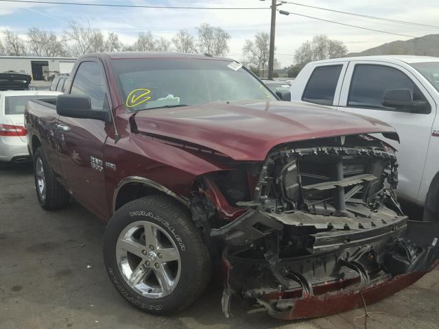 3C6JR6AT9GG356529 - 2016 RAM 1500 ST MAROON photo 1