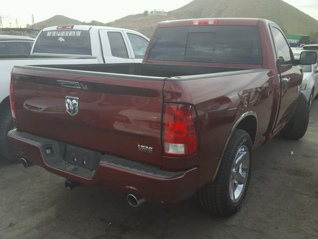 3C6JR6AT9GG356529 - 2016 RAM 1500 ST MAROON photo 4