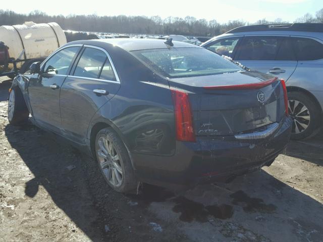 1G6AH5RX2E0195457 - 2014 CADILLAC ATS LUXURY GRAY photo 3