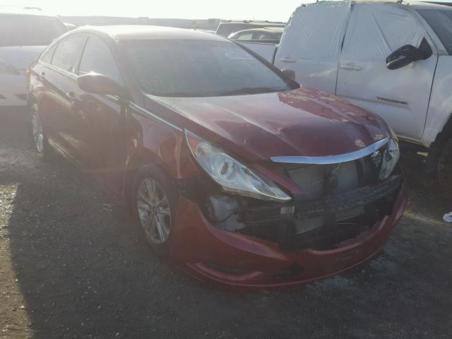 5NPEB4AC7BH288122 - 2011 HYUNDAI SONATA GLS RED photo 1