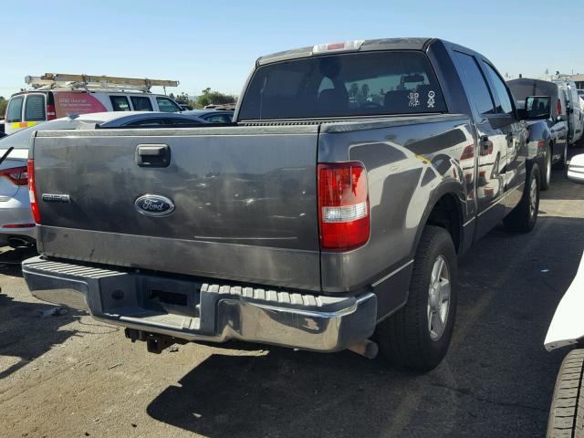 1FTPW12564FA17268 - 2004 FORD F150 SUPER CHARCOAL photo 4